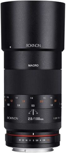 Rokinon 100mm F2.8 ED UMC Full Frame Telephoto Macro Lens for Olympus and Panasonic Micro Four Thirds Interchangeable Lens Cameras in Saudi Arabia