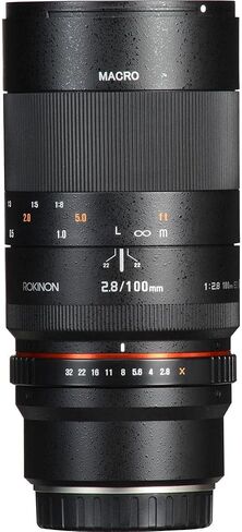 Rokinon 100mm F2.8 ED UMC Full Frame Telephoto Macro Lens for Olympus and Panasonic Micro Four Thirds Interchangeable Lens Cameras in Saudi Arabia
