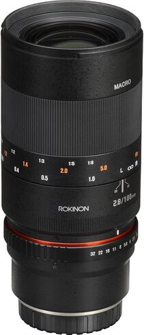 Rokinon 100mm F2.8 ED UMC Full Frame Telephoto Macro Lens for Olympus and Panasonic Micro Four Thirds Interchangeable Lens Cameras in Saudi Arabia