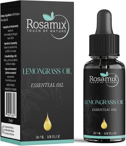 زيت Lemongrass الأساسي النقي - منعش ، والعناية بالبشرة ، والاسترخاء ، والاستحمام ، وزيت التدليك ، 30 مل in Kuwait