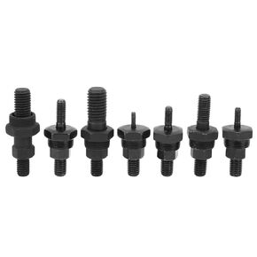 14 PCS Rivet Nut Tool Tip, M3 M4 M5 M6 M8 M10 High Speed Steel Replacement Mandrel and Nose Set for Hand Rivet Nut Gun, Spare Part