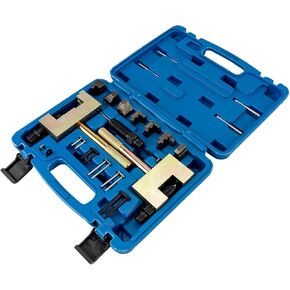 PHILTOP Engine Timing Tool Kit Camshaft Locking Tool Fit for Merce-des Benz M271 M272 M273 M274 M276, Camshaft Tensioning Locking Alignment Timing Belt Tool Kit, with Portable Case