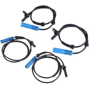ABS Wheel Speed Sensor Fit for 06 for BMW 325xi 330xi 09-13 for BMW 328i xDrive 07-08 for BMW 328xi 335xi 09-13 for BMW 335i xDrive Rear Left Rear Right Front Left Front Right 4pcs ABS Sensors