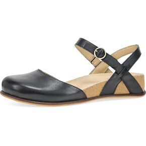Dansko Christine Women's Womed Wedge Mary Jane - صندل مغلق مع خطاف وحلق قابل للتعديل ، الراحة الخفيفة ، دعم القوس