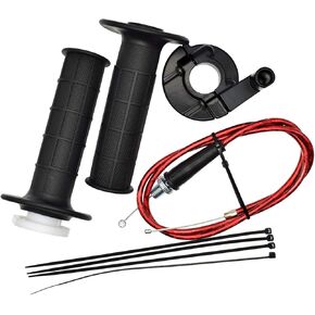 مسرع Twist Throttle مقبض مقبض قبضة و 39 "Cable Set for 7/8" مقود 22 مم 50CC 90CC 110CC 125CC 4-Stroke Taotao Apollo SSR XR50 CRF50 MINI/DIRT/PIT/POCK BIKE