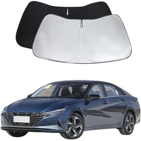 Elan-tra Custom Windshield Sun Shade for Elan-tra 2020 2021 2022 2023 2024 2025 Front Window Sunshade Sun Visor 240T Shade Blocks UV Rays Car Accessories