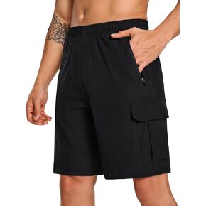 Men's Slim Fit Cargo Athletic Shorts – 7 Inch Quick Dry Lightweight for Gym Running Hiking Shorts with 5 Pockets