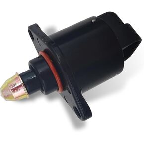 1 PC Car Idle Control Valve, Throttle Stepper Motor for Stable Engine Operation, Replacement of OEM #90380 10526 90325864 Accessories, Compatible with King Kong Idle Motor Idle Speed (Black)