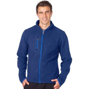 AFC Men's Heavyweight Micro Fleece Jacket Zip Up Coat 2x 3x 4x Only in 3 Colors