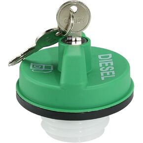 10591D Locking Diesel Fuel Cap for Che-vy C2500 C3500 Do-dge D250 D350 F-ord F250 F350 G-MC C3500 K3500 Locking Gas Cap Replacement 9MGC791 MGC791