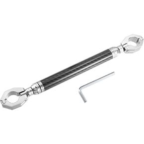 Motoforti Universal 22mm الألومنيوم سبائك ألياف الكربون نمط الفضة نغمة توازن الدراجات النارية شريط العارضة المقود قابلة للتعديل للدراجات النارية القابلة للضبط