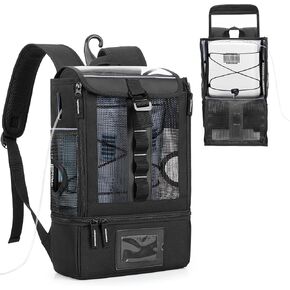 Trunab Portable Oxygen Concentrator Backpack, POC Carrying Bag Compatible with Inogen One, Caire Freestyle Comfort, Oxygo, Philips SimplyGo Mini, Black
