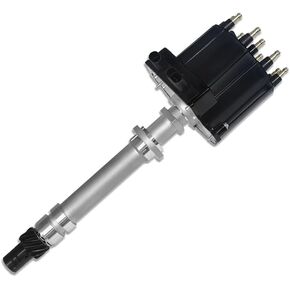 Ignition Distributor with Black Cap & Rotor Fits Chevy Corvette Camaro Pontiac Firebird 5.7L V8 1992-1994 (OE: 10457702, 1103947)
