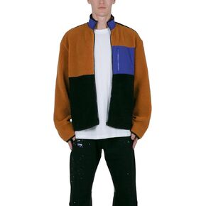 mnml Men's Color Block Zip Up Jacket