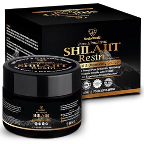 راتنجات الهيمالايا شيلاجيت النقي - ملحق أصيلة من الذهب الذهب 30G للرجال والنساء - 85+ معادن تتبع وغنية بحمض فولفيتش وحمض الدبلي - مختبر الطرف الثالث اختبار شيلاجيت الأصلي الأصلي