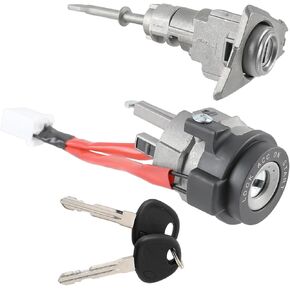Ignition Lock Cylinder Set Compatible with Hyundai Elantra 2011-2015 1.8L 2.0L Full Lock Cylinder Set, Replace 81970-3XA00, 81910-3XA00