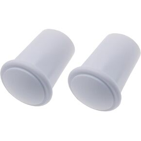 2 Pcs Black Lacrosse Club End Protection Cover Lacrosse End Cap Lacrosse Hockey Stick Supplies Suitable for Protecting The End of A Field Hockey Stick