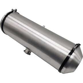JSD AUTO PARTS 11 Gallons 10" x33" Spun Aluminum Gas Tank / Fuel Tank 1/4" NPT Outlet Center Fil
