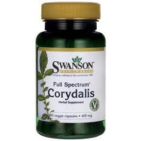 Swanson Full Spectrum Corydalis 400 Milligrams 60 Veg Capsules