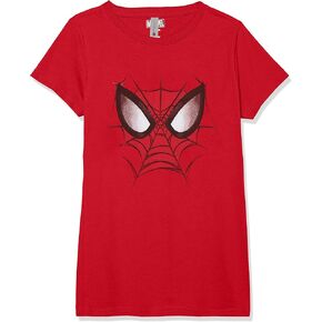 Marvel Girl's Web Face T-Shirt