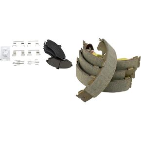 TRQ Brake Pads Ceramic Compatible with 2002-2005 Hyundai Elantra