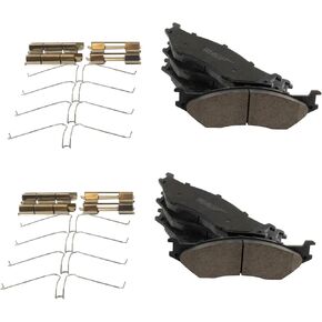 منصات الفرامل TRQ شبه معجنة متوافقة مع 2005-2008 Ford F-450 Super Duty 2008-2018 F-53 Motorhome Chassis 2005-2016 F-550 Super Duty 2006-2007 LCF