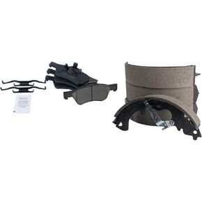 TRQ Brake Pads Ceramic Compatible with 2007-2012 Ford Escape 2008-2011 Mazda Tribute 2008-2010 Mercury Mariner