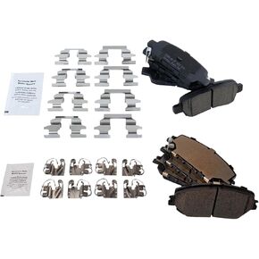 TRQ Brake Pads Ceramic Compatible with 2020 Nissan Rogue