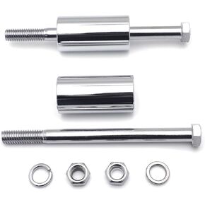 chrome 2 '' 'Rise Handlebar Risers Extension for Harley Davidson Touring Models 2' 'Flucs Process Proysible (Black#2)