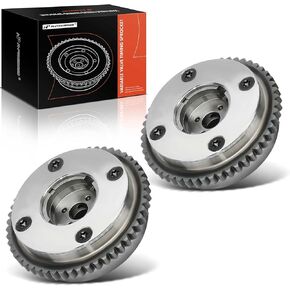 A-Premium Intake & Exhaust Variable Valve Timing (VVT) Sprocket Gear Camshaft Adjuster Phaser Compatible with Ford F-150 F150 2021-2021 3.5L, Replace# ML3Z6C525A, ML3Z6256A