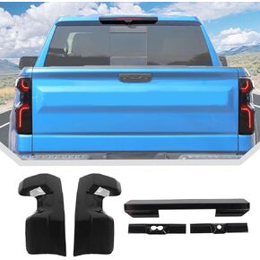 Jecar Smoked Tail Light Cover 3rd Third Brake Light Cover Kit Trim Trik Trik Trik Fit to Chevrolet Chevy Silverado 2022+