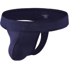 Summer Code Men's Thong Pouch Undewear Low Rise T-Back Under Panties Breathable and Lightweight G-String Bikini