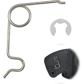 Fuel Door Spring, Gas Door Spring Repair Compatible With 2007-2021 Tundra Gas Door Spring, Fuel Tank Door Pocket Spring Repair Replacement 77305-0C050, 77305-0C060
