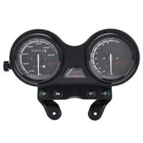 DC 12V دراجة نارية نارية دراجة نارية 12000 دورة في الدقيقة LCD عداد السرعة ل YBR 125 أسود