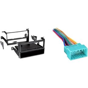 Metra 99-7861 Single DIN Installation Kit for 2003-2008 Honda Pilot Vehicles, BLACK, 4.3x10.9x5.6