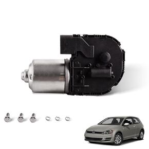 محرك ممسحة الزجاج الأمامي متوافق مع VW EOS ، GTI ، Golf ، Jetta ، Rabbit ، R32 1K1955119E 3C195119 1Q1955119C