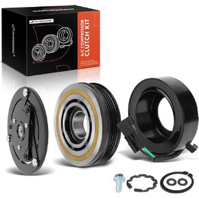 A-Premium Air Conditioner AC Compressor Clutch Kit Compatible with Ford Transit-150, Transit-250, Transit-350, Transit-350 HD, 2020 2021 2022 2023
