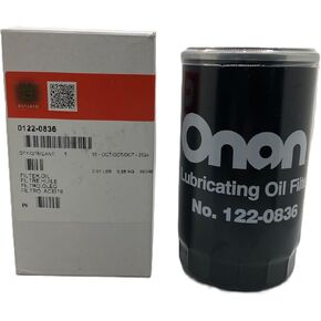 GPS GENERATOR PART SPECIALIST Cummins Onan OEM Oil Filter 122-0836 (1220836) plus Oil Filter Wrench
