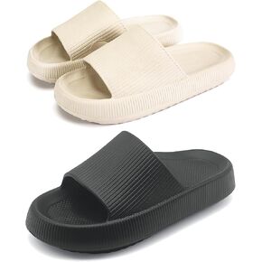 rosyclo Cloud Slippers + Arch Support Slides for Women and Men