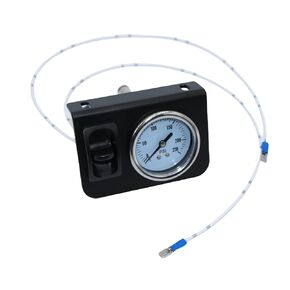 Air-rite Cab Single Air Gauge Control Kit with Electric Paddle Switch for Suspension