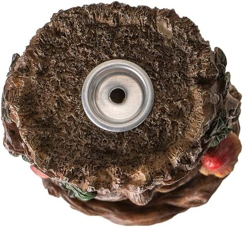 Pacific Giftware Aztec Temple Backflow Incense Burner with Intricate Stone Like Resin Design Decorative Pyramid Incense Holder for Aromatherapy and Home Decor in Saudi Arabia