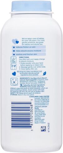 Johnson's Baby Powder for Delicate Skin, Hypoallergenic and Free of Parabens, Phthalates, and Dyes for Baby Skin Care, 1.5 oz in Saudi Arabia