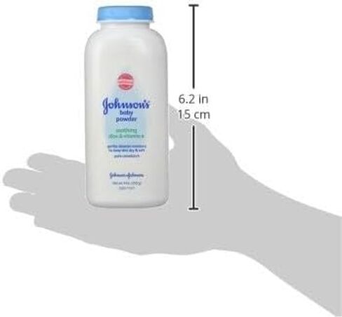 Johnson's Baby Powder for Delicate Skin, Hypoallergenic and Free of Parabens, Phthalates, and Dyes for Baby Skin Care, 1.5 oz in Saudi Arabia