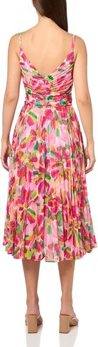Adrianna Papell Women's Pleated Midi Dress in Saudi Arabia