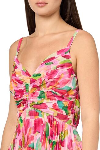 Adrianna Papell Women's Pleated Midi Dress in Saudi Arabia