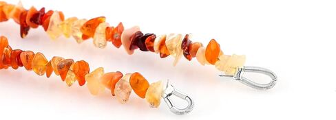 Crystalis 2pcs موصل الأحجار الكريمة الطبيعية المصابة بالطيور مع الحلقات ، والبطاطا غير المقطوعة حبات ، والبلورات الشفاء ، وصنع المجوهر in Kuwait
