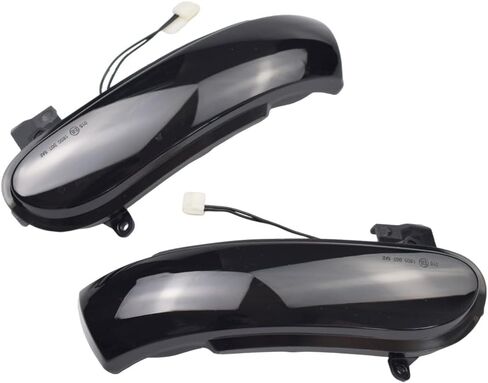 LED Dynamic Side Mirror Sequential Turn Signal Light for M-ercedes Ben-z Slk Class R171 W171 2004-2008.12 Prefacelift SL Class R230 W230 2002-2008.04 (Black) in Kuwait
