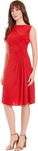 London Times Sleeveless Asymmetrical Midi Perfect Bridal Shower, Wedding Guest, and Work Dresses for Women in Saudi Arabia