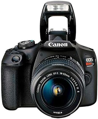 Canon 2727C021 EOS Rebel T7 DSLR Camera with EF18-55mm + EF 75-300mm Double Zoom Kit Bundle with 3 YR CPS Enhanced Protection Pack in Saudi Arabia