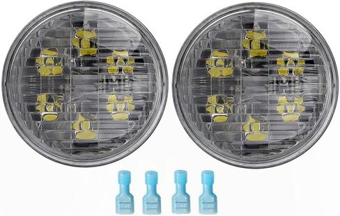 2PCS Par36 LED Work Light 5000K Bulb Compatible with Tractor John-DeereCase-IH Ford New-Hollan 70239804 (Flood Beam) in Kuwait